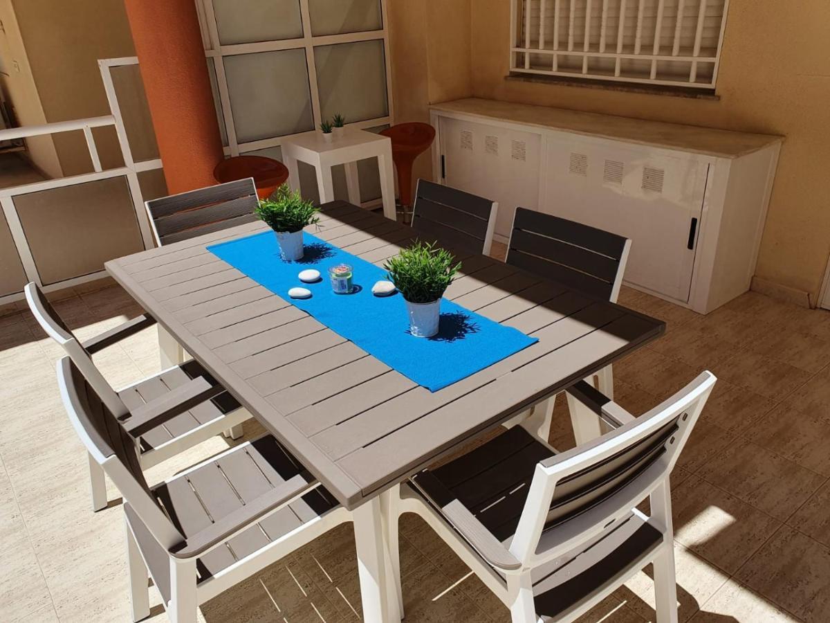 Apartamento Con Gran Terraza, Piscina Y Con Vistas Al Mar, A Solo 50 M De La Playa Даймус Экстерьер фото